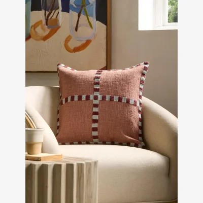 Cox and Cox Kruis Cotton Cushion Cover