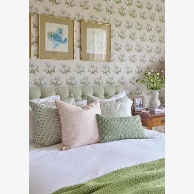Casa by JJ Antonia Blush Trellis Cushion Cover