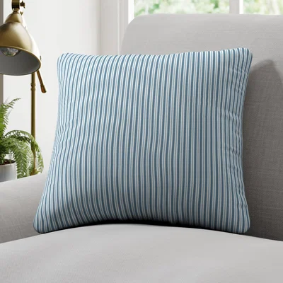 Dunelm Bay Stripe Made to Order Cushion Cover Bay Stripe Indigo