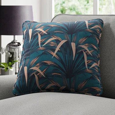 Dunelm Madiana Made to Order Cushion Cover Madiana Lagoon