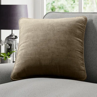 Dunelm Luxury Velvet Made to Order Cushion Cover Lux Velvet Dove