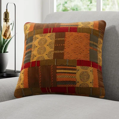 Dunelm Prague Made to Measure Cushion Cover Prague Terracotta