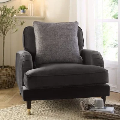 Dunelm Churchgate Swithland Herringbone Square Cushion Cover