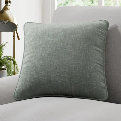 Dunelm Hessian Made to Measure Cushion Cover Hessian Duck Egg