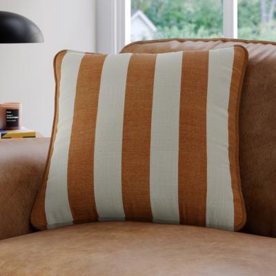 Dunelm Elements Stripe Linen Look Made to Order Cushion Cover
