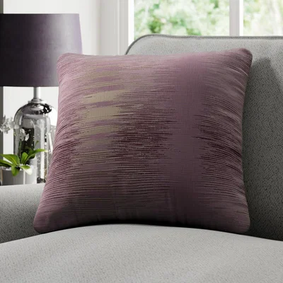 Dunelm Shimmer Made to Measure Cushion Cover Shimmer Aubergine