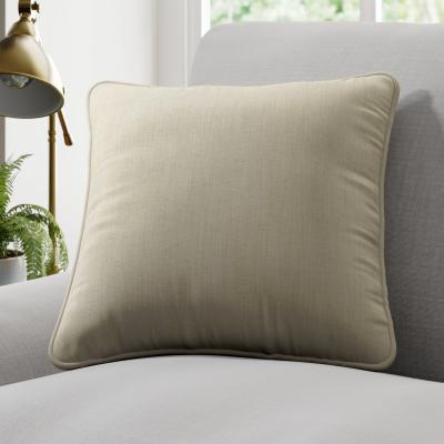 Dunelm Herringbone Made to Measure Cushion Cover Herringbone Natural