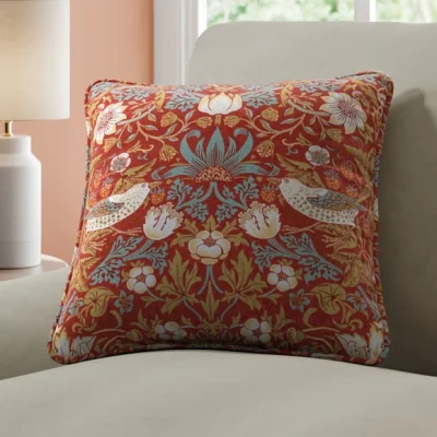Dunelm Strawberry Thief Velvet Made to Order Cushion Cover