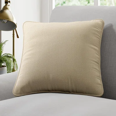 Dunelm Carnegie Made to Measure Cushion Cover Carnegie Natural