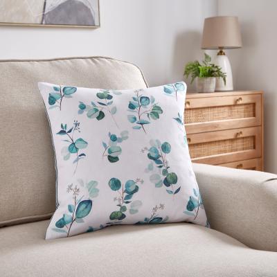 Dunelm Pack of 2 Cushion Covers Eucalyptus Green