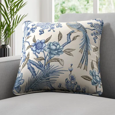 Dunelm Rana Made to Order Fire Retardant Cushion Cover Rana Lapis