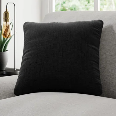 Dunelm Lienna Made to Order Cushion Cover Lienna Noir