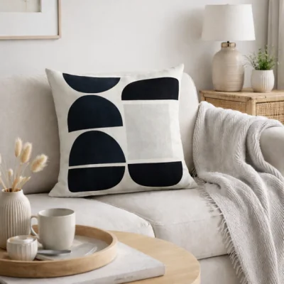 Dunelm Cut Out Moon Square Cushion Cover
