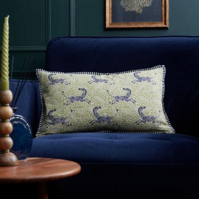 Dunelm Zebra Printed Rectangle Cushion Cover