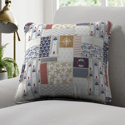 Dunelm Coast Made to Order Cushion Cover Coast Blue