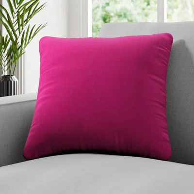 Dunelm Panama Plain Made to Measure Cushion Cover Panama Fuchsia