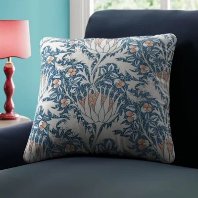 Dunelm William Morris At Home Artichoke Velvet Made to Order Cushion Cover