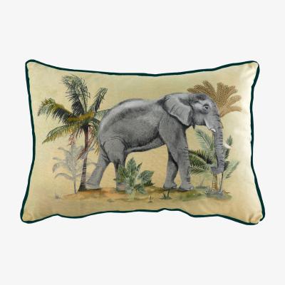 Dunelm Evans Lichfield Kibale Elephant Rectangle Cushion Cover