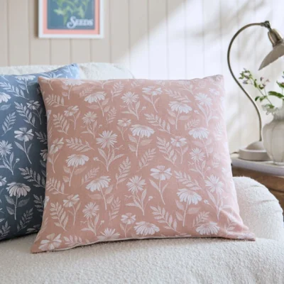 Dunelm Timeless Floral Cotton Square Cushion Cover