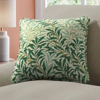Dunelm William Morris At Home Willow Bough Made To Order Cushion Cover Green/Blue