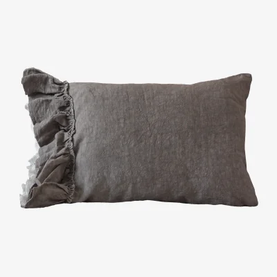 French Bedroom Bella Double Ruffle Cushion Cover