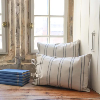French Bedroom Florence French Blue Boudoir Cushion Cover