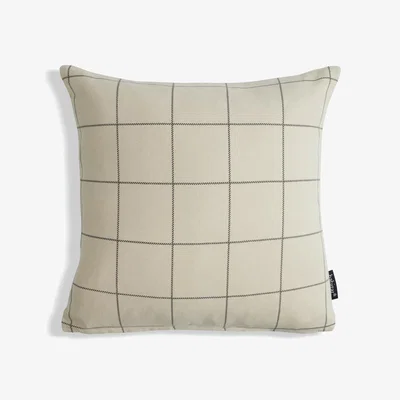 Habitat Habitat Window Pane Check Cushion Cover - 2 Pack - 43x43cm