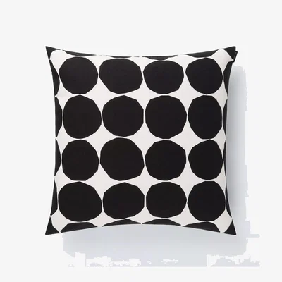 John Lewis Marimekko Pienet Kivet Cushion Cover, Black