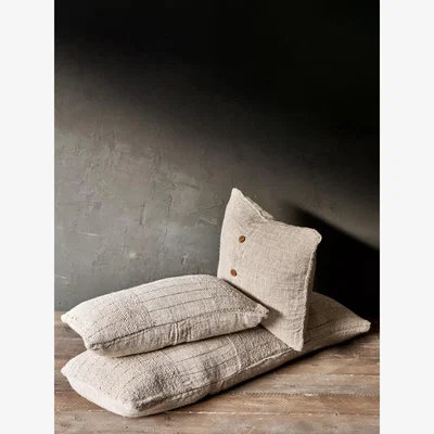 John Lewis Nkuku Mayla Rectangular Cushion Cover, Natural