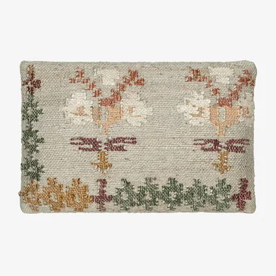 John Lewis Nkuku Dantri Rectangular Cushion Cover, Soft Grey
