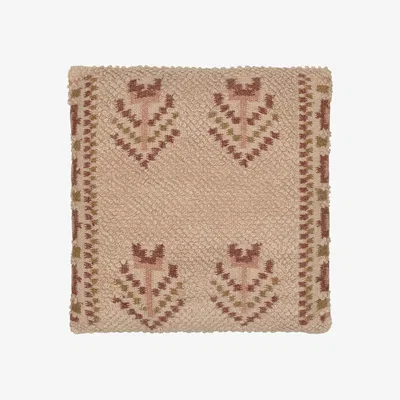 John Lewis nkuku Kandy Square Cushion Cover, Dusty Pink