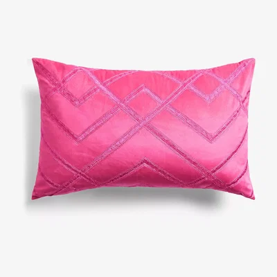 John Lewis ANYDAY John Lewis & Partners Embroidered Luxe Diamonds Cushion Cover