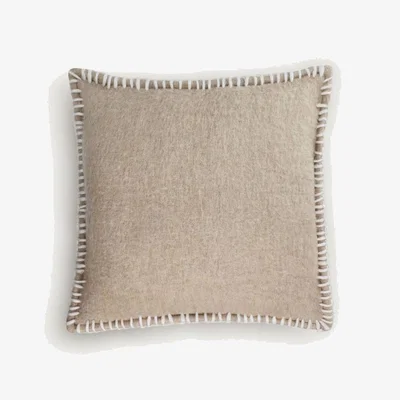 Kave Home Augustina brown cushion cover 45 x 45 cm