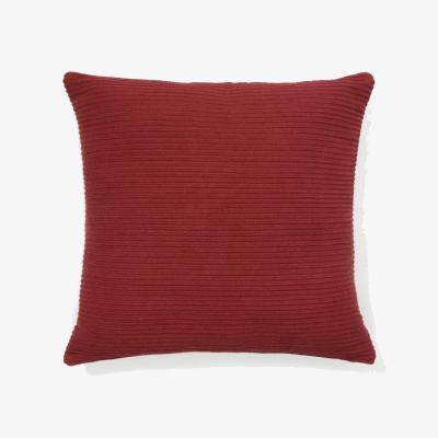 Kave Home Minec terracotta, 100% linen cushion cover, 45 x 45 cm