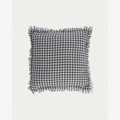 Kave Home Lindiwe 100% cotton cushion cover chequered 45 x 45 cm
