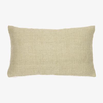 Kave Home Sagulla 100% PET cushion cover in green, 30 x 50 cm