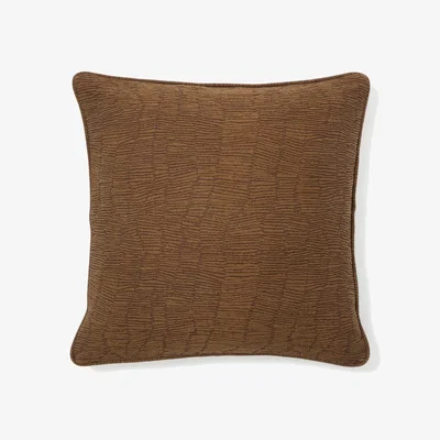 Kave Home Labid mustard-coloured jacquard, 100% cotton cushion cover, 45 x 45 cm
