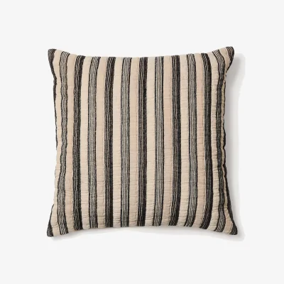 Kave Home Isena 100% cotton cushion cover with multicoloured embroidery 50 x 50cm
