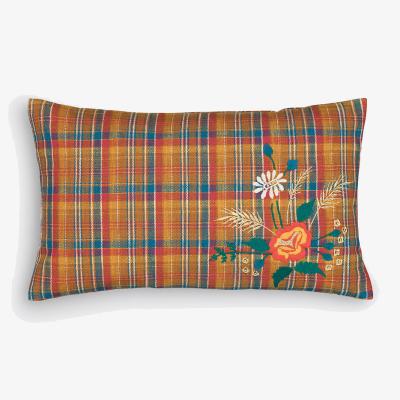 La Redoute Sumi Floral Rectangular 100% Cotton Cushion Cover