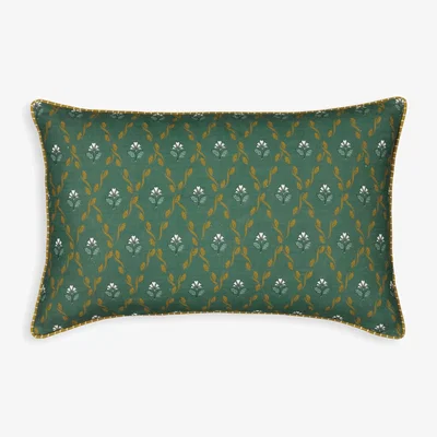 La Redoute Emeline Floral 100% Cotton Rectangular Cushion Cover
