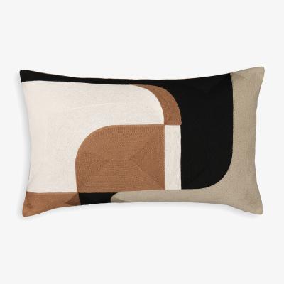 La Redoute Egia Graphic 100% Cotton Rectangular Cushion Cover