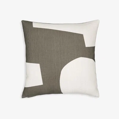 La Redoute Kahama Abstract Linen Cotton Blend 40 x 40cm Cushion Cover