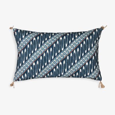 La Redoute Midako Graphic 100% Cotton Rectangular Cushion Cover