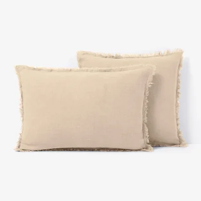 La Redoute Linange Pure Washed Linen Cushion Cover