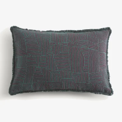 La Redoute Sorine Linen/Cotton Embroidered Cushion Cover