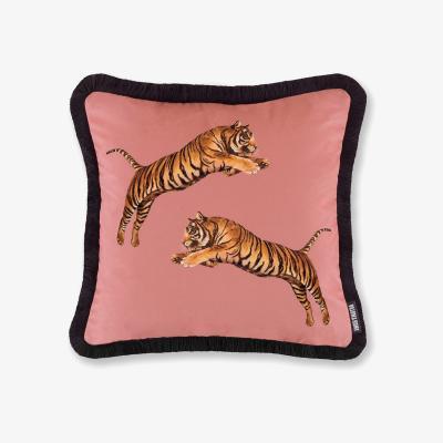 La Redoute Pouncing Tigers Filled Cushion 43x43cm