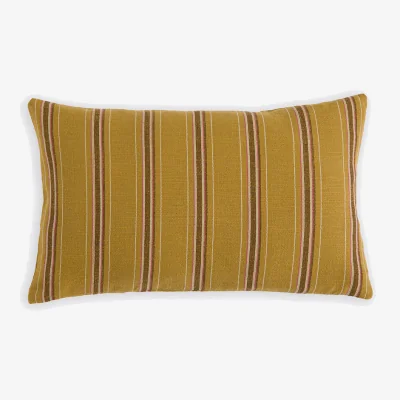 La Redoute Oswald Striped Cotton Rectangular Cushion Cover