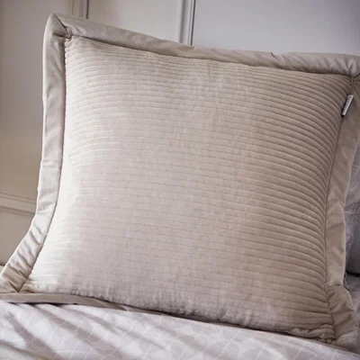 La Redoute Linear Velvet Filled Cushion