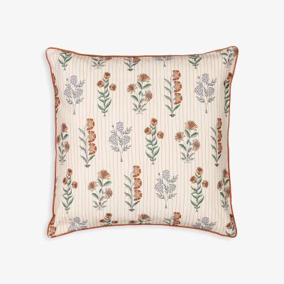 La Redoute Emeline 45 x 45cm Floral 100% Cotton Cushion Cover