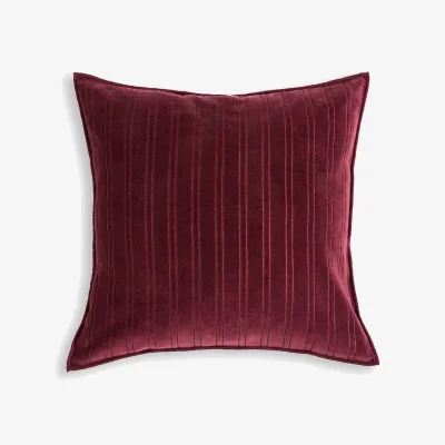 La Redoute Milo Embossed Velour 45 X 45cm Cushion Cover